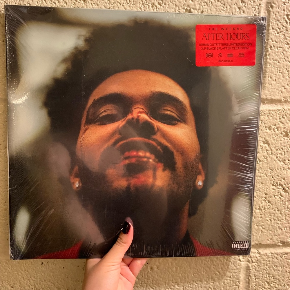After Hours Vinyl Record (LIMITED EDITION BLACK SPLATTER CLEAR) THE WEEKND